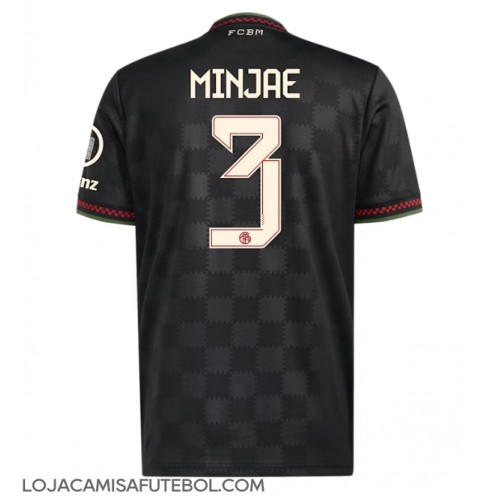 Camisa de Futebol Bayern Munich Kim Min-jae #3 Equipamento Alternativo 2025-26 Manga Curta